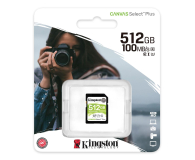 KINGSTON SD Canvas Select Plus 512GB, 100/85 MB/s - 529855 - zdjęcie 3